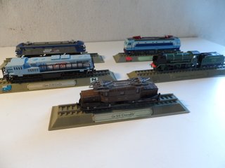 Lote 5 Locomotoras Estáticas Escala N