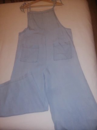 Mono vaquero azul