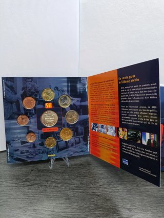Bélgica Serie Euro FDC - 50 años de la Télévison