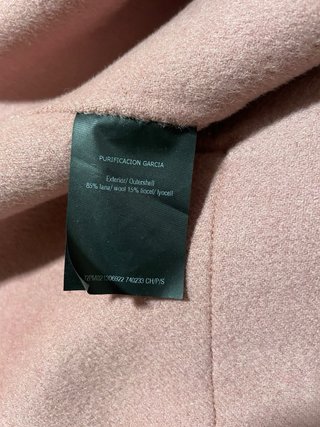 Abrigo PG Rosa Lana y Lyocell Talla S
