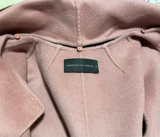 Abrigo PG Rosa Lana y Lyocell Talla S