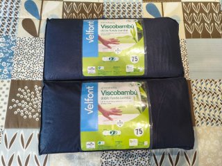 2 Almohadas Velfont Viscobambú Doble Funda