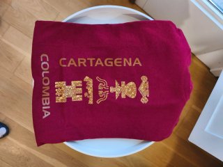 Camiseta Cartagena Colombia Dorada