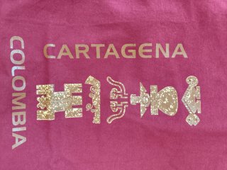 Camiseta Cartagena Colombia Dorada