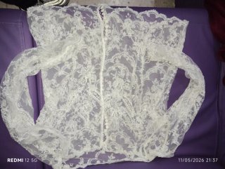Vestido Pronovias Encaje y Pedrería canca y chaque