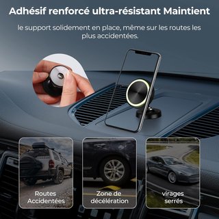 Soporte magnético para teléfono coche 360°