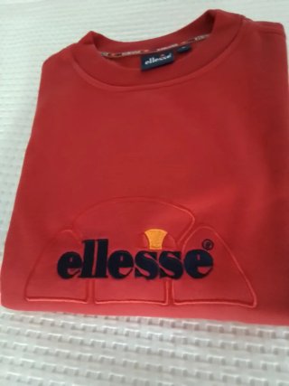 Sudadera algodón gruesa Ellesse Roja Talla M