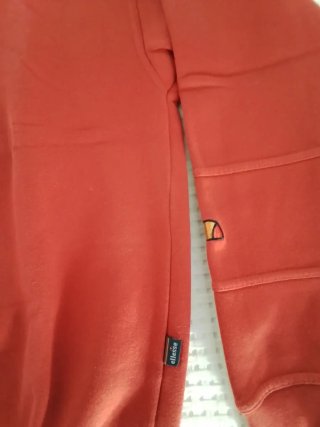 Sudadera algodón gruesa Ellesse Roja Talla M