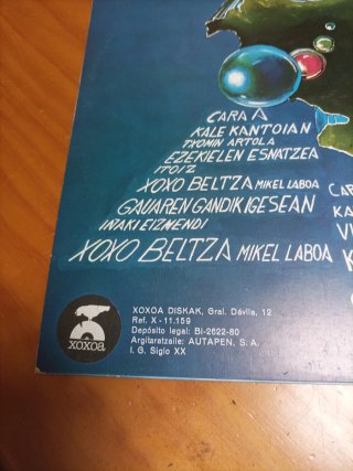 LP Xoxoa Osoa 80 - Grupos Vascos