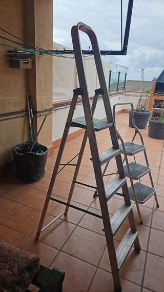 Escalera plegable 3 peldaños