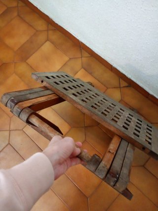 Mesa plegable madera jardín/sala
