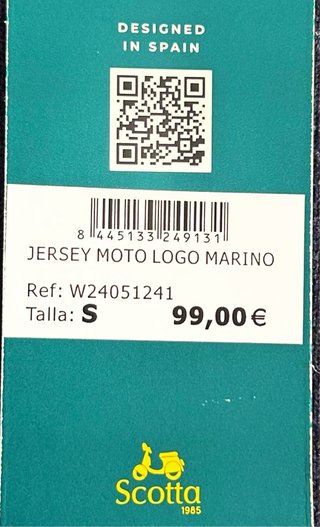 Jersey Scotta Lana Talla S Moto hombre