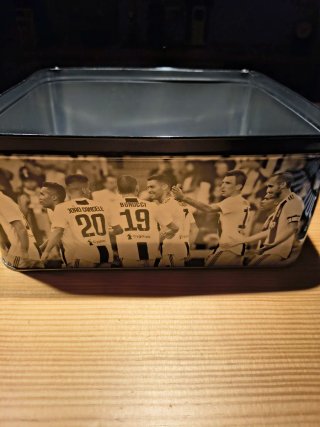 Scatola metallo portaoggetti Juventus