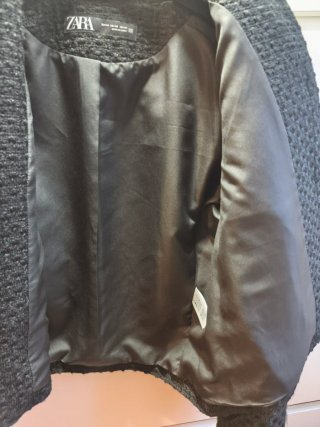 Chaqueta Zara Negra Mujer