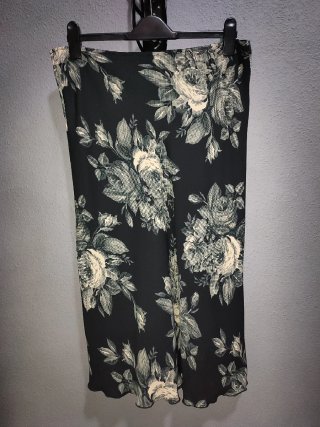 Falda midi floral vintage Talla XL/XXL