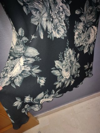 Falda midi floral vintage Talla XL/XXL