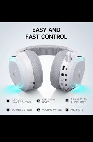 Picun G2 Gaming Headset Inalámbrico
