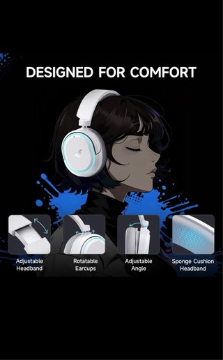 Picun G2 Gaming Headset Inalámbrico