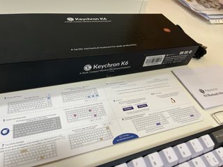 Keychron K6 ISO ES teclado mecanico 65% reposamano