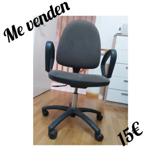 Silla de estudio giratoria 15€