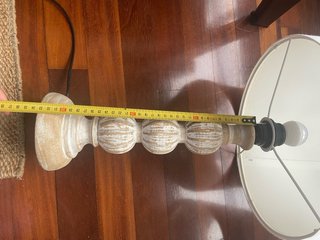 Lámparas Zara Home de madera