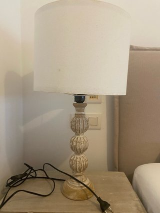Lámparas Zara Home de madera