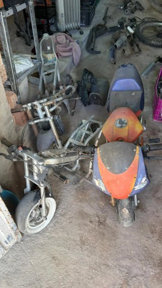 Moto derbi senda 3 minimotos
