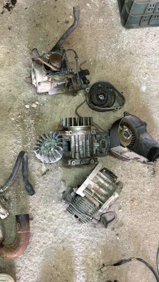 Moto derbi senda 3 minimotos