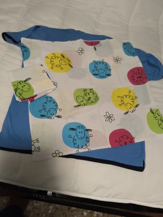 2 Fundas Cojín Bebé Ovejas