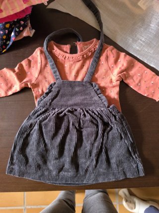 Conjunto pichi y camiseta bebé niña
