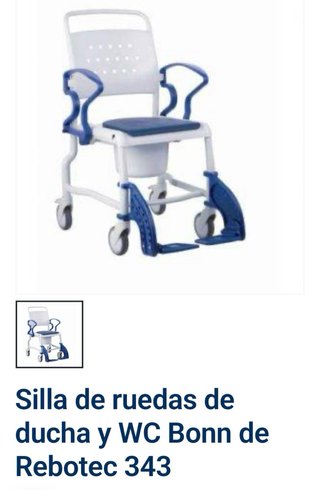 Silla geriátrica de ducha