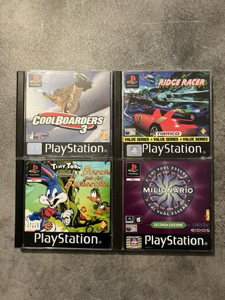 Lotto 4 giochi PS Ridge racer Buster and Beanstalk