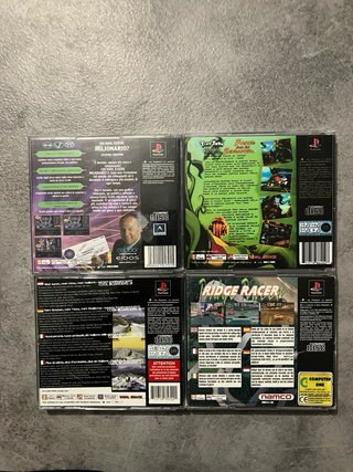 Lotto 4 giochi PS Ridge racer Buster and Beanstalk