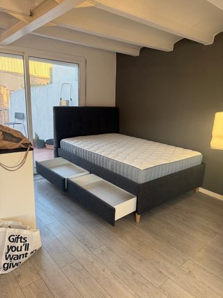 Cama con 4 cajones y colchón