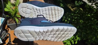 Zapatillas Skechers Azul y Blanco