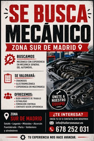 Se busca mecanico