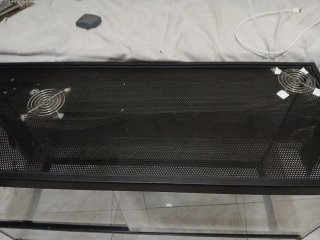 Terrario de Cristal Negro