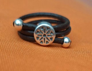 Anillo Cuero Ajustable