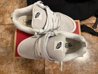 Vans Knu Skool Beige/Blanco Talla 43
