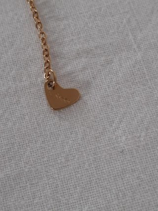 Collana donna color oro acciaio