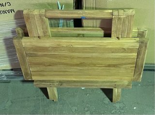 Mesa de madera plegable