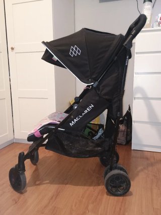 Silla de paseo Maclaren negra
