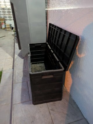 Pack de 2 Armarios y un baúl de plástico