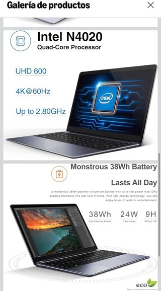 Chuwi Herobook Pro Ultrabook portátil