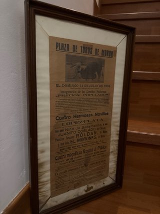 Cartel Toros Morón 14 Julio 1935