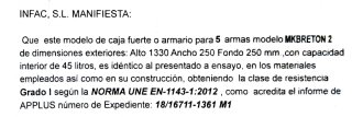 Armero  Infac Safe Negro Metal breton 2