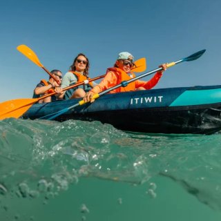 Kayak Hinchable 2-3 Personas + 2 Remos Regulables