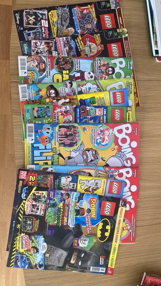 Lote revistas Boing, Lego