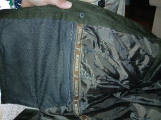 Parka de caza verde
