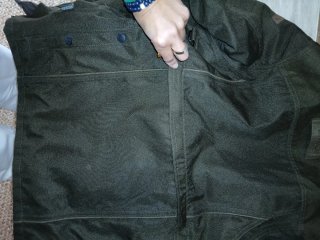 Parka de caza verde